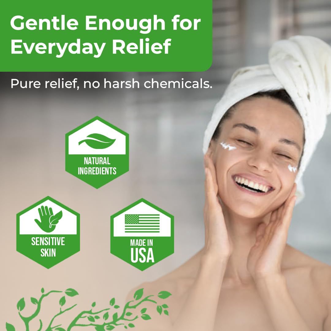 Wild Naturals Eczema & Psoriasis Cream for Dry, Itchy Skin – Eczema Relief for Adults & Kids – Moisturizing Psoriasis Cream with Manuka Honey - Image 6