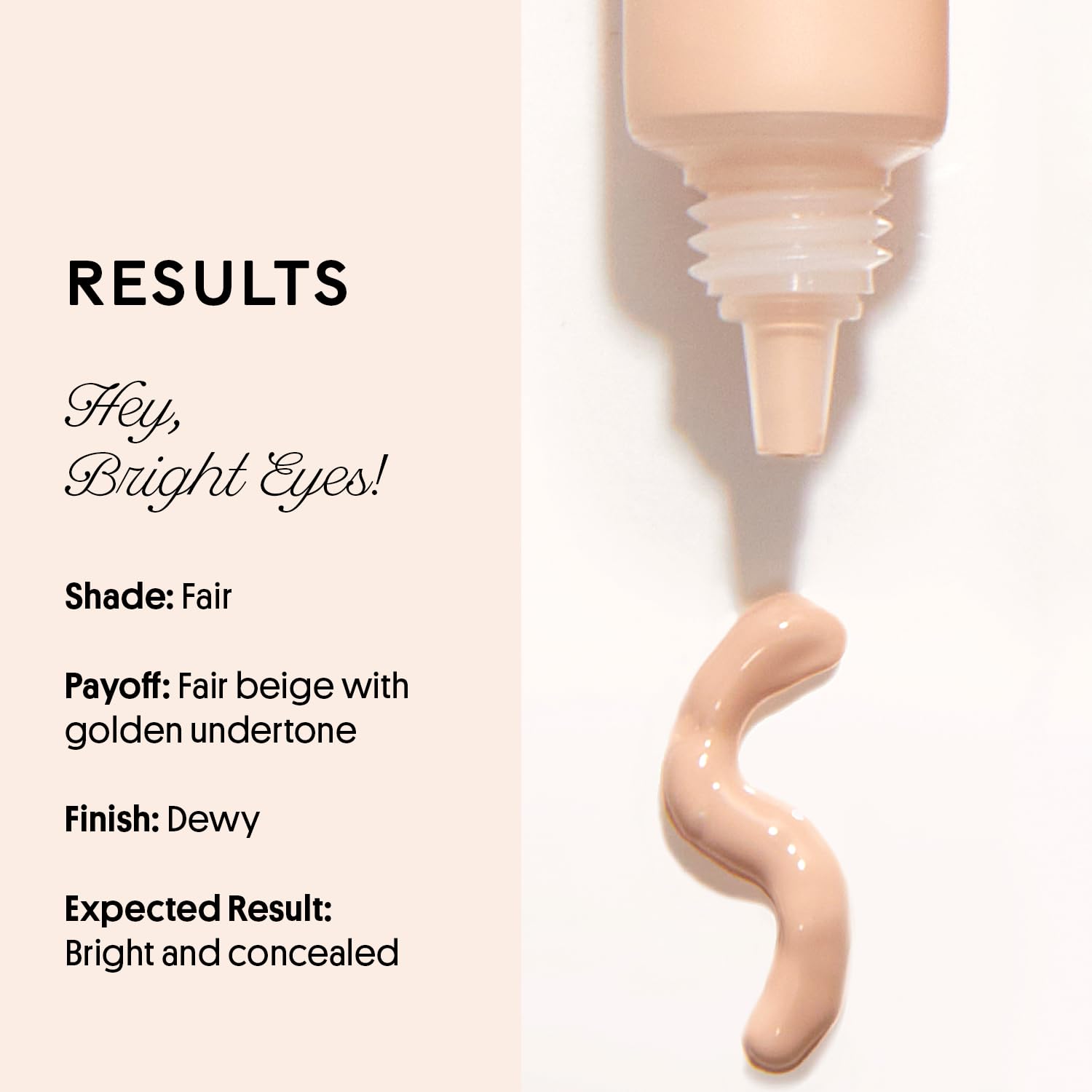 Winky Lux Peeper Perfect Under Eye Concealer, Makeup & Eye Brightener, Full Coverage Concealer for Dark Circles, Color Corrector & Eye Primer, With Collagen, Hyaluronic Acid & Vitamin E (Fair) - Image 4