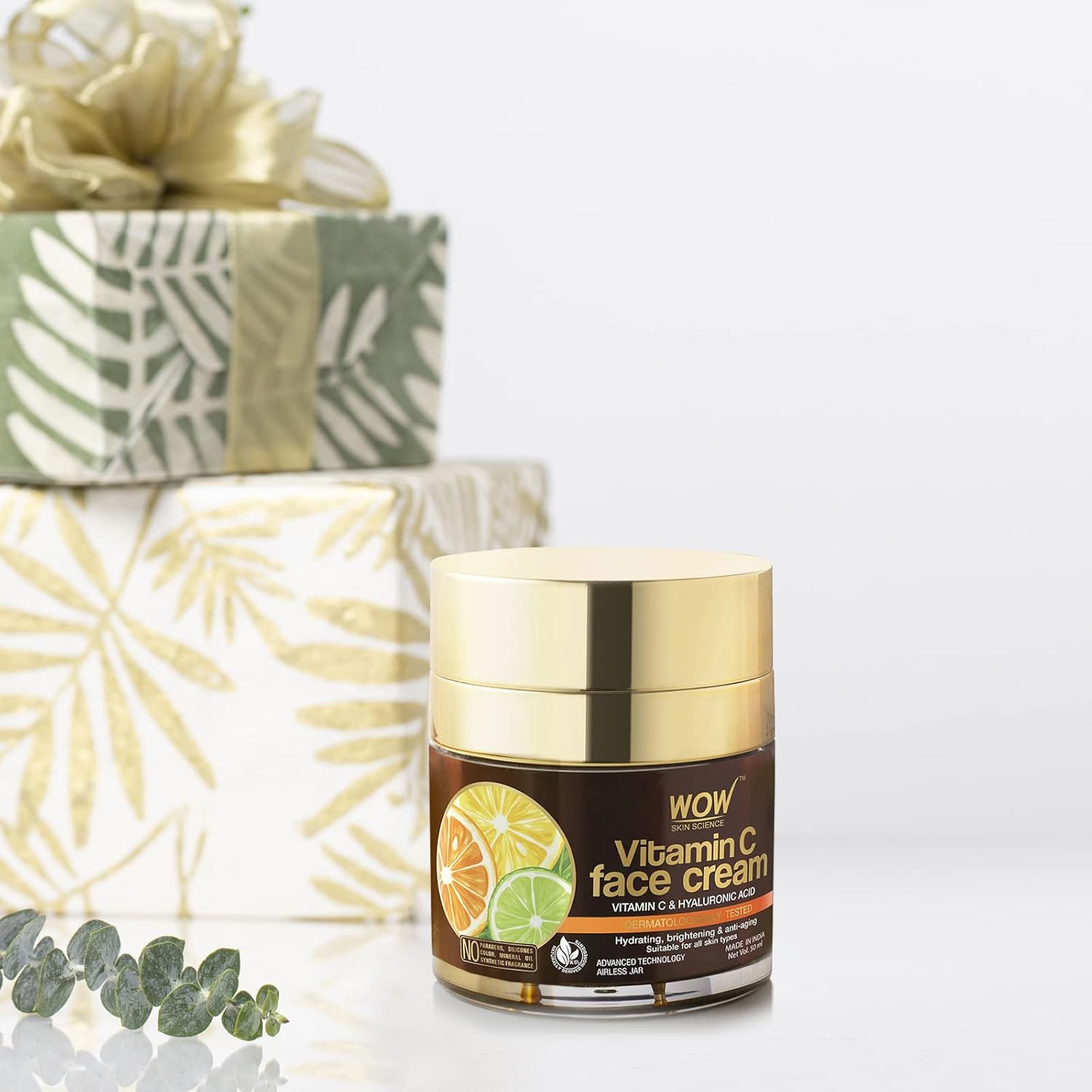 WOW Skin Science Vitamin C Moisturizer Face Cream - Anti Aging Face Moisturizer for Men & Women - Oil Free, Dry Skin Face Lotion - Facial Skin Care Products For All Skin Types (1.69 oz) - Image 8