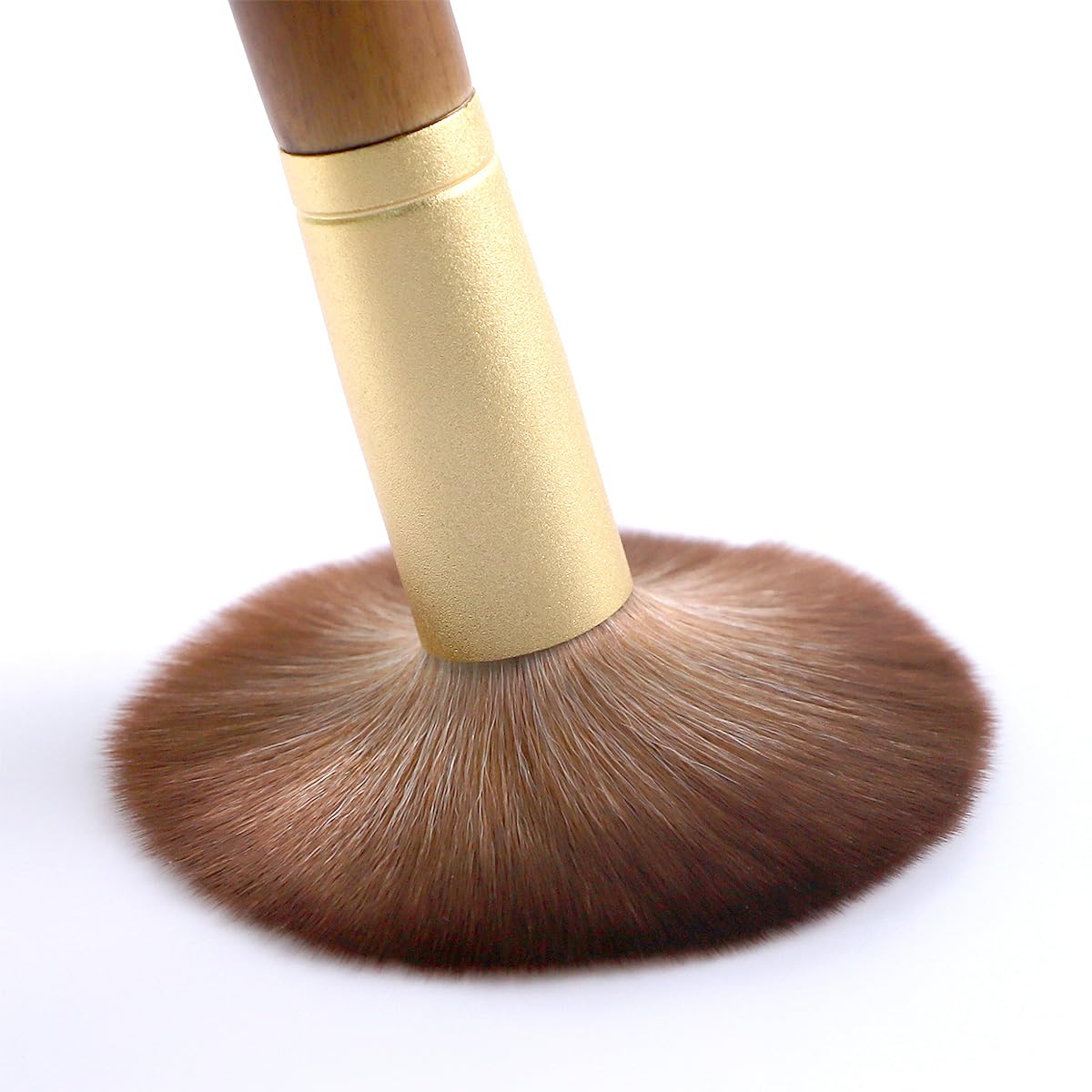 X Marilyn 10PCS Makeup Brush Set Brown Gold Double Ended Professional Make Up Brush for Foundation Blush Powder Eyeshadow Blush Eyebrow Lip,Best Gift Kit - Image 5