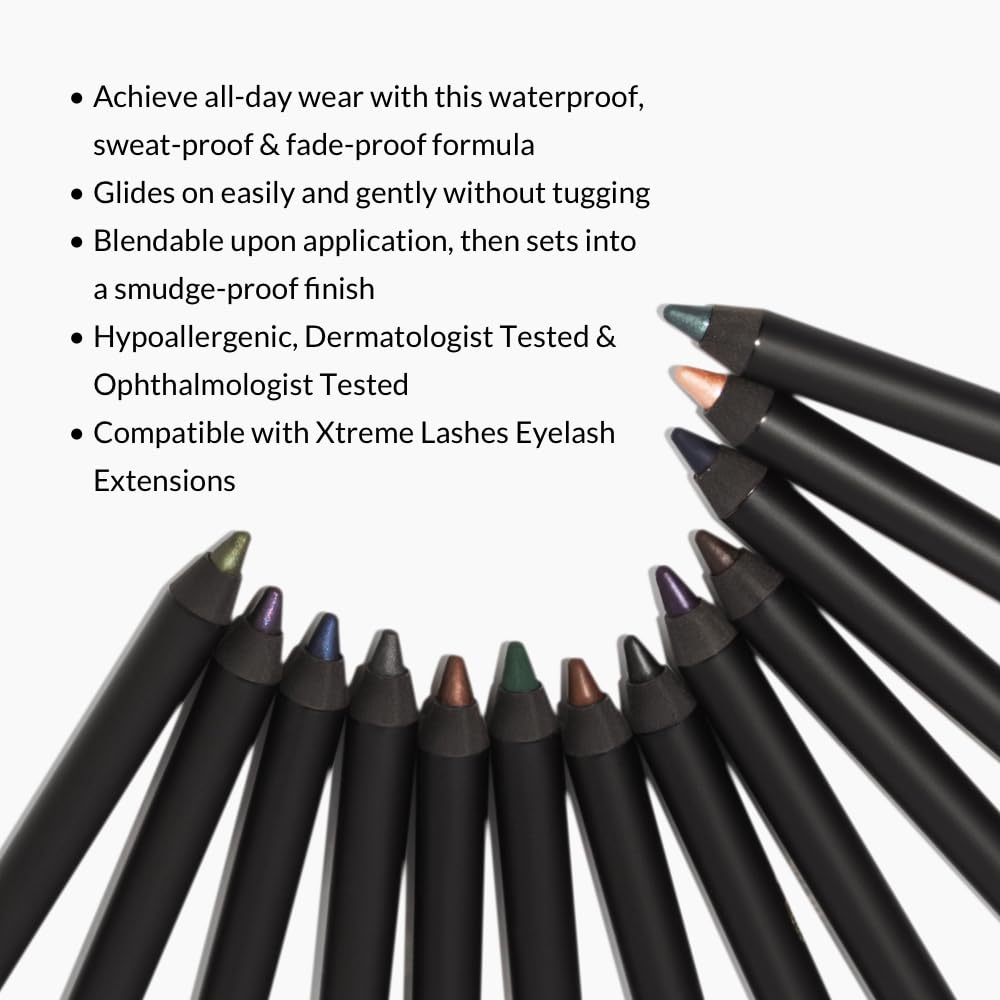 Xtreme Lashes GlideLiner Long Lasting Eye Pencil Black Cherry with Sharpener - Image 5
