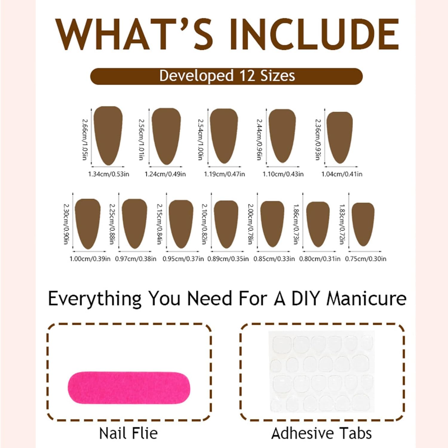 Yellow French Tips Press on Nails 3D Curve Line False Nails 3D Shells Design Gel Glue on Medium Almond Nails Glossy Chrome Metal Acrylic Fake Nails Rhinestones Stick on Nails for Coquette Women 24 Pcs - Image 6