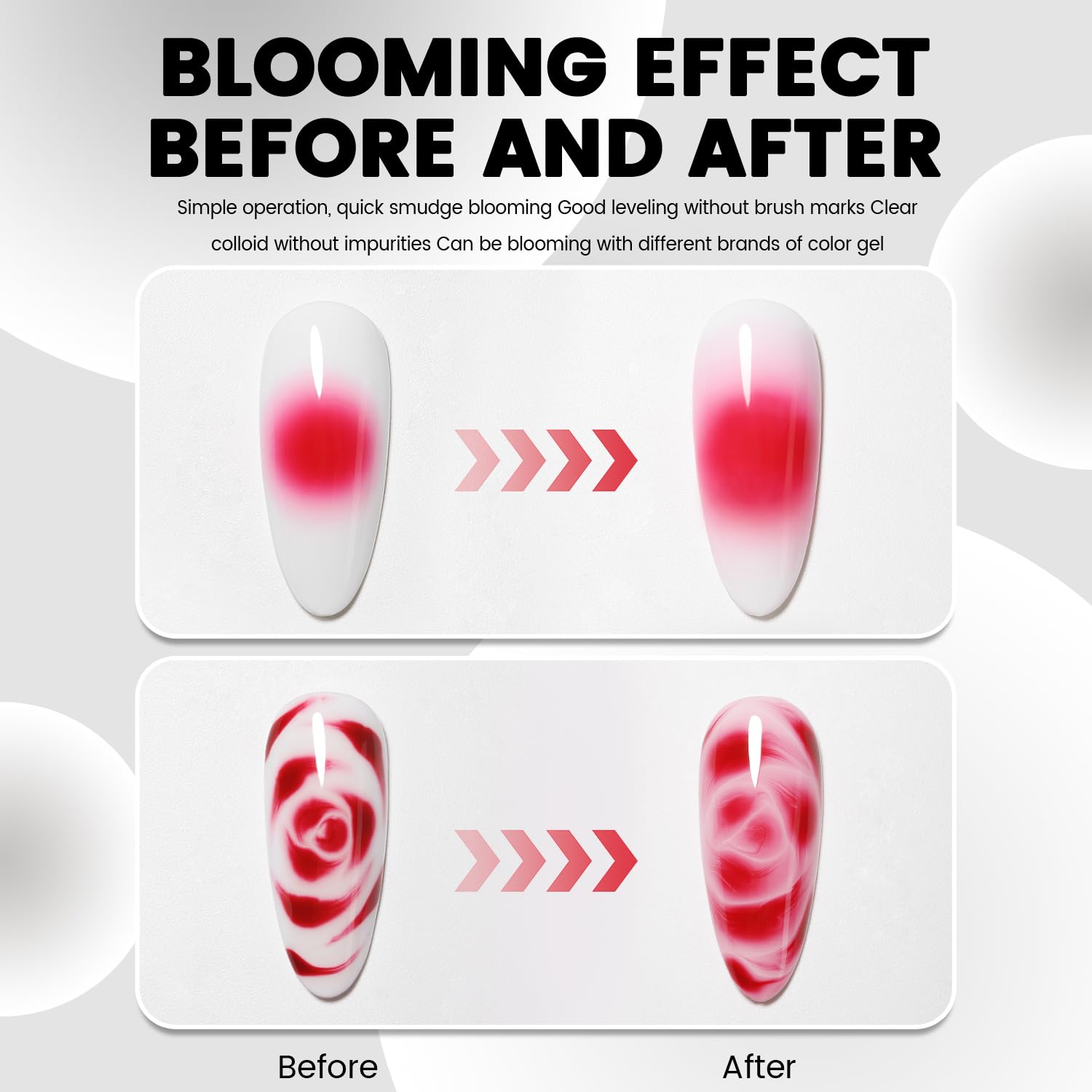 YOKE FELLOW 16ML Hema-Free Blooming Gel Nail Polish for Professional DIY Nail Art - Image 4