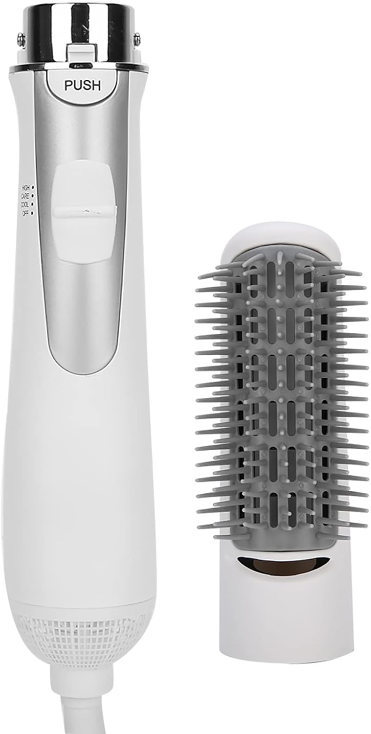 ZJchao 2 in 1 Hair Dryer Brush, Negative Ion Anti-frizz Hot Air Brush Blower, Professional Electric Household Hair Curling Comb, Protable Hair Dryer Comb Machine - Image 9