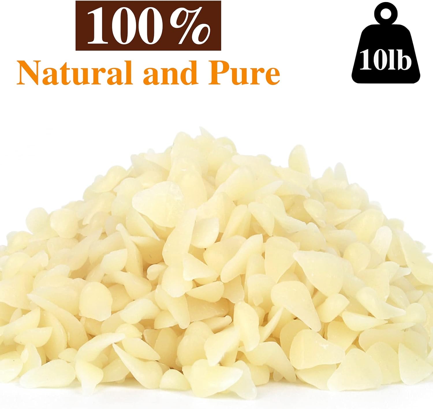 10Lb Organic White Beeswax Pellets Bulk for Candle Making, DIY Creams, Lip Balms - Image 6