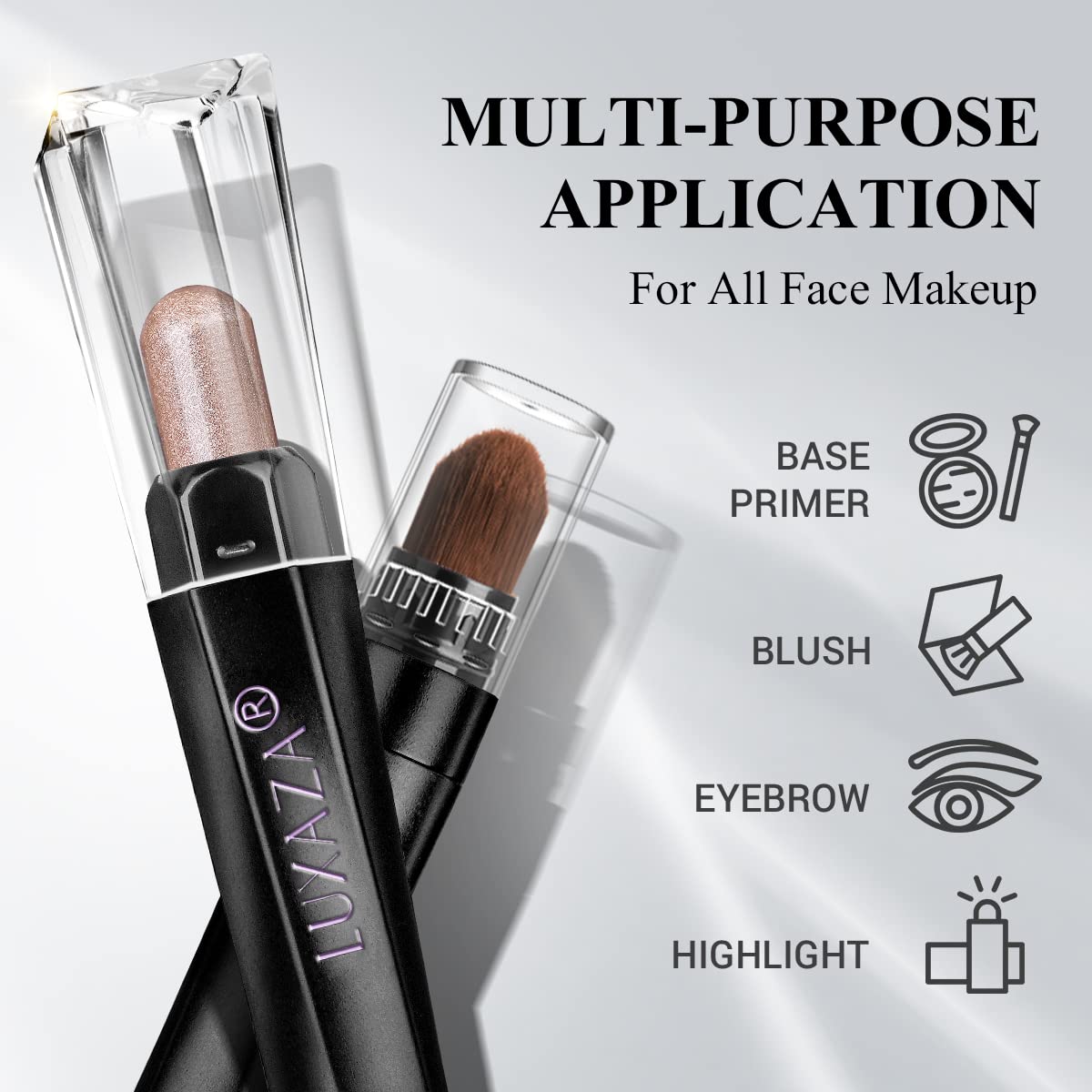 10PCS Waterproof Shimmer Matte Brown Eyeshadow Stick Set for Women - Image 7