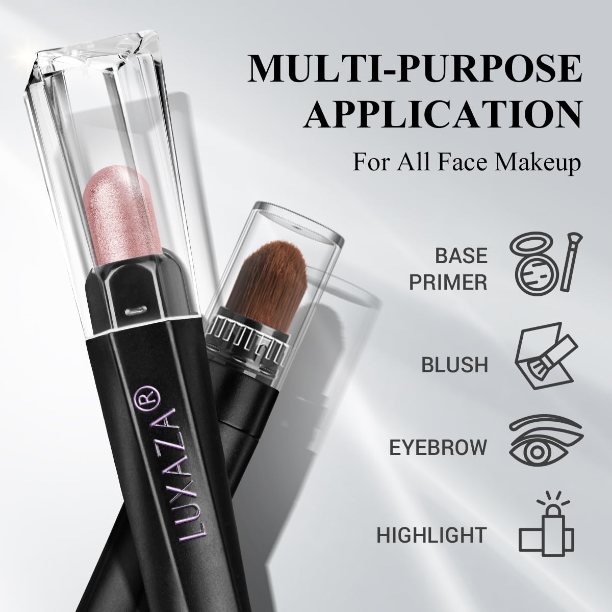 10 Piece Waterproof Brown Shimmer Matte Eyeshadow Stick Set for Women, Eye Brightener Crayon - Image 7