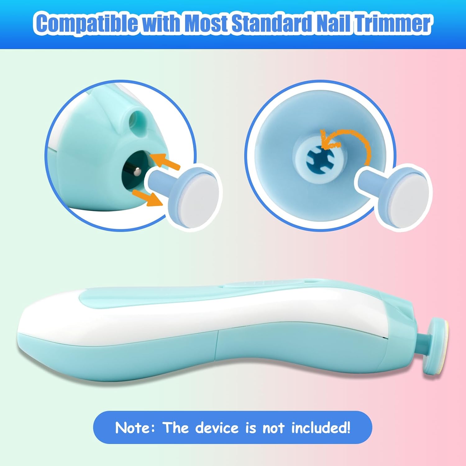 12 Gentle Electric Baby Nail File Replacement Pads for Newborns and Adults - Image 5