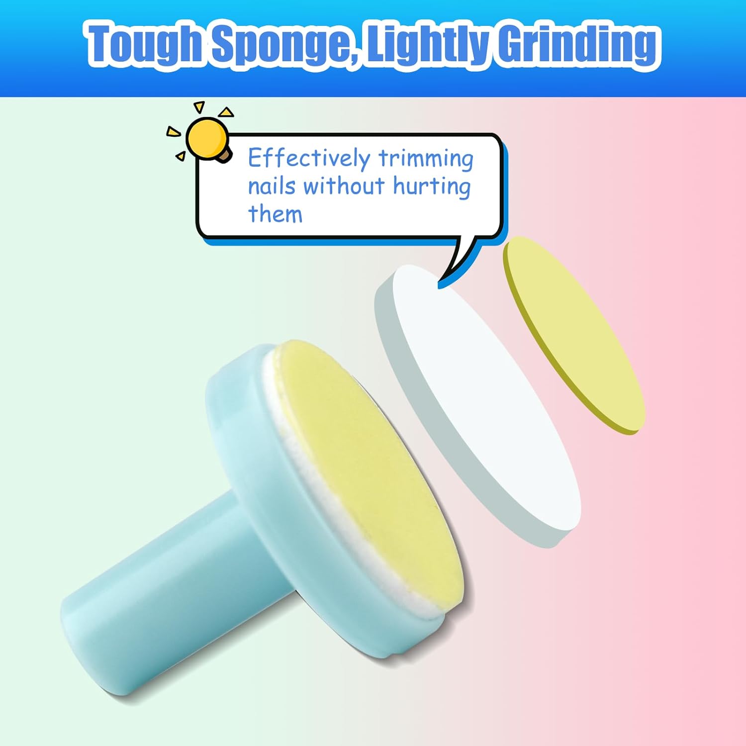 12 Gentle Electric Baby Nail File Replacement Pads for Newborns and Adults - Image 4