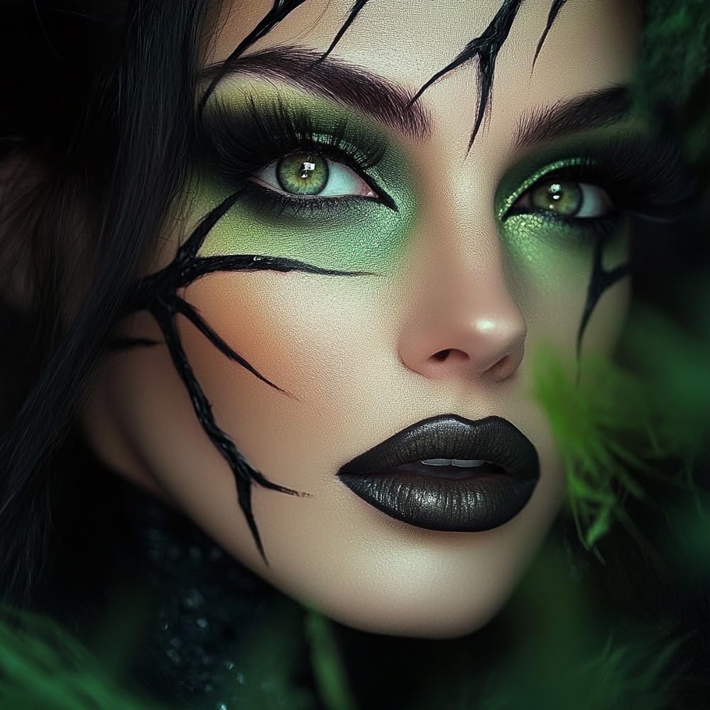 16-Color Emerald Green Glitter Matte Eyeshadow Palette for St. Patrick's Day & Cosplay Looks - Image 6