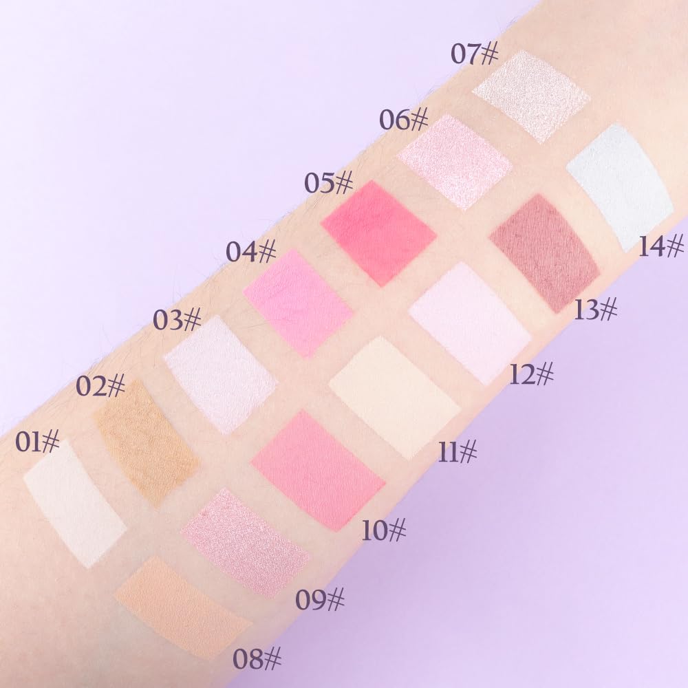 Monochrome Matte Nude Eyeshadow Palette, 9-Pan Highly Pigmented Vegan for Everyday Wear - Image 5