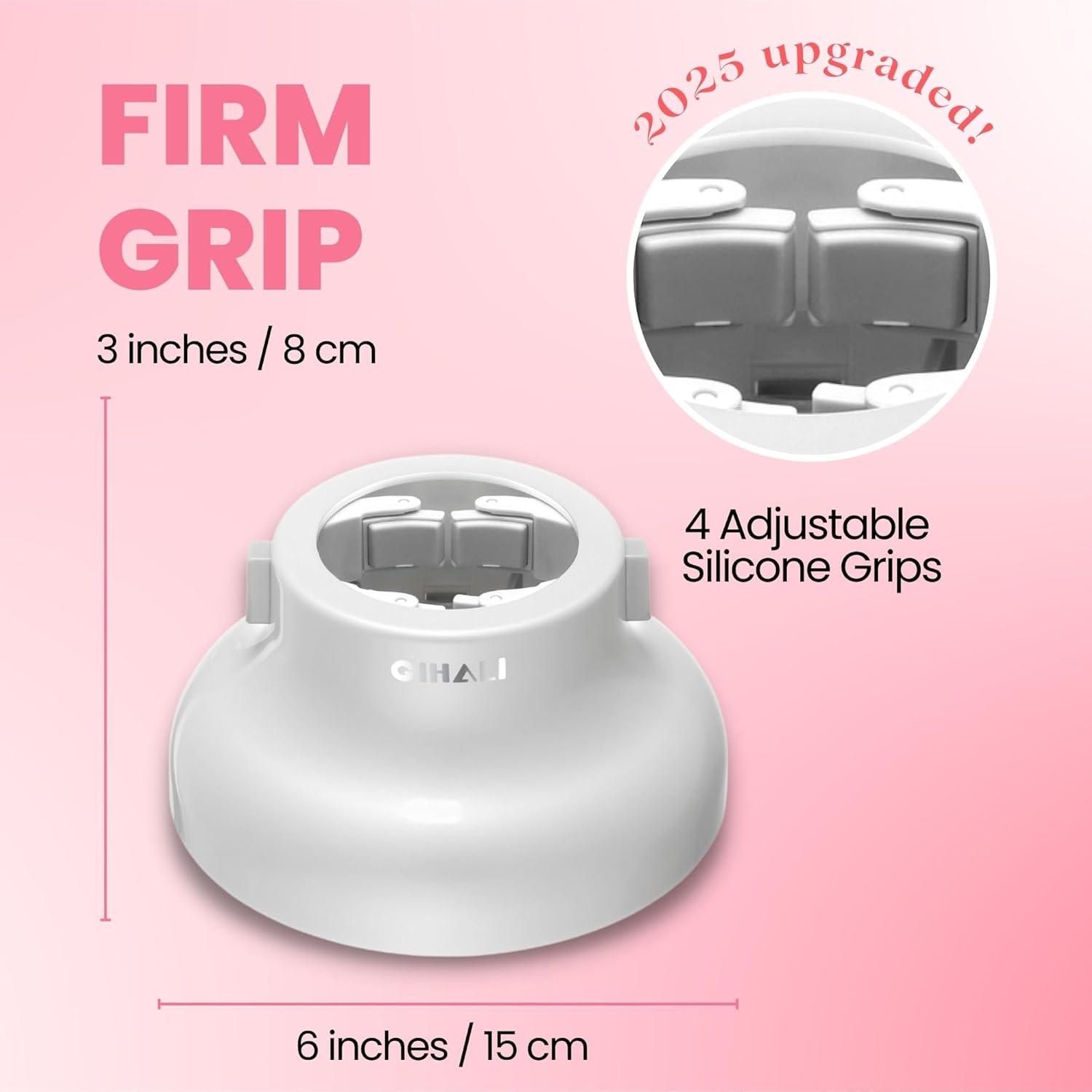 Universal Hair Diffuser Attachment for Natural Curly and Wavy Hair, 1.7 to 2.6 Inch, Gold - Image 2