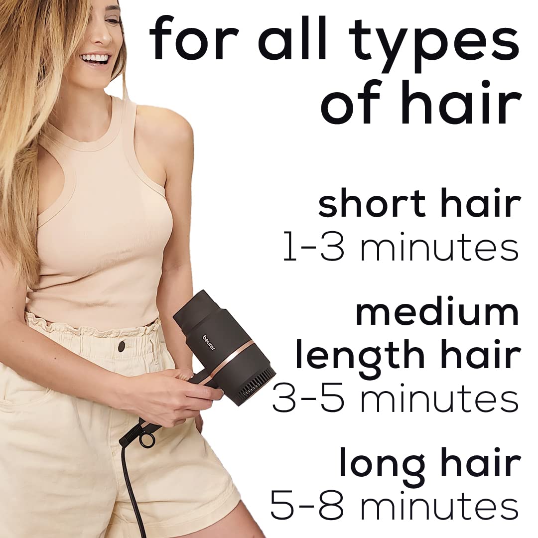 Beurer HC35 Black 1500W Compact Hair Dryer with Ionic Technology and Cold Shot - Image 7
