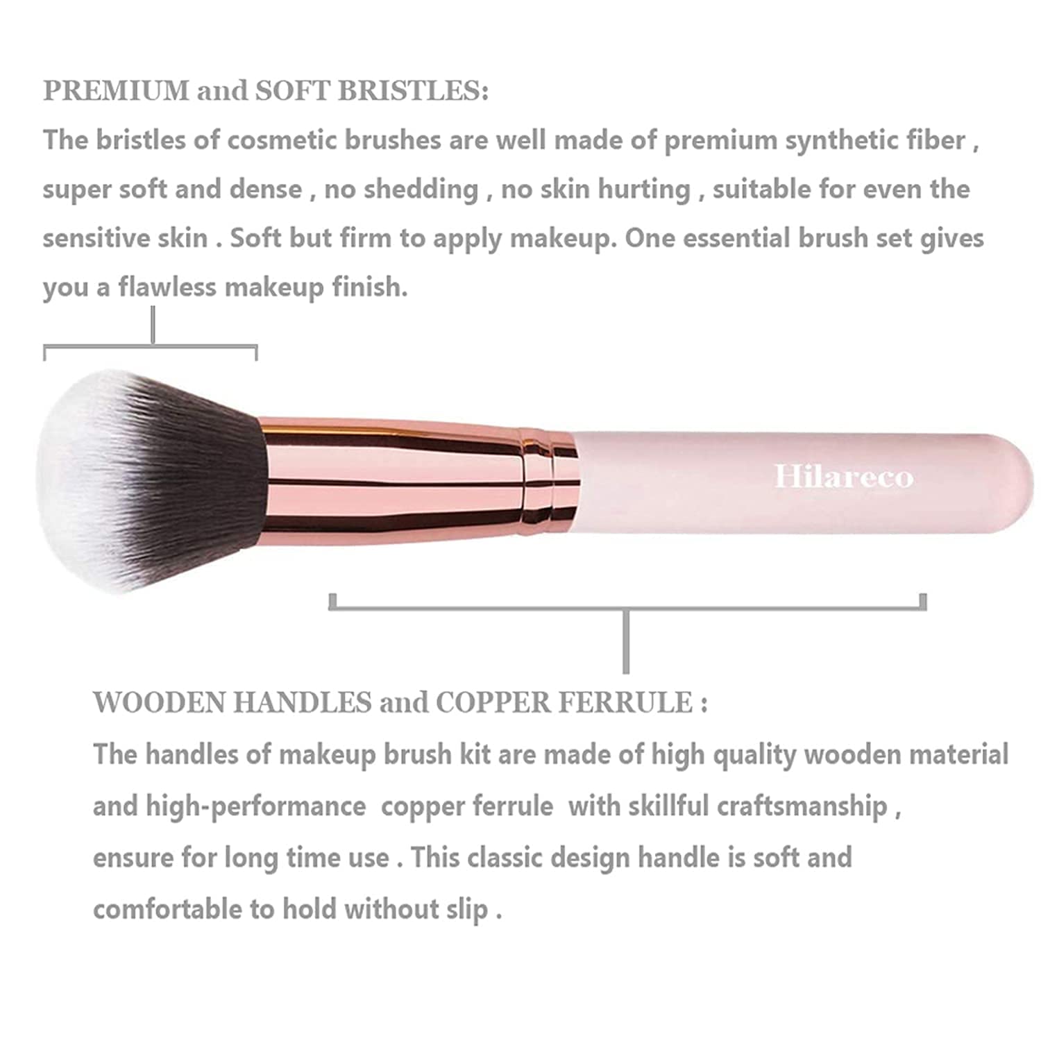 PHOERA Full Coverage Mushroom Head CC Cream Makeup Set with Concealer, Primer, and Brushes - Medium Shade - Image 8