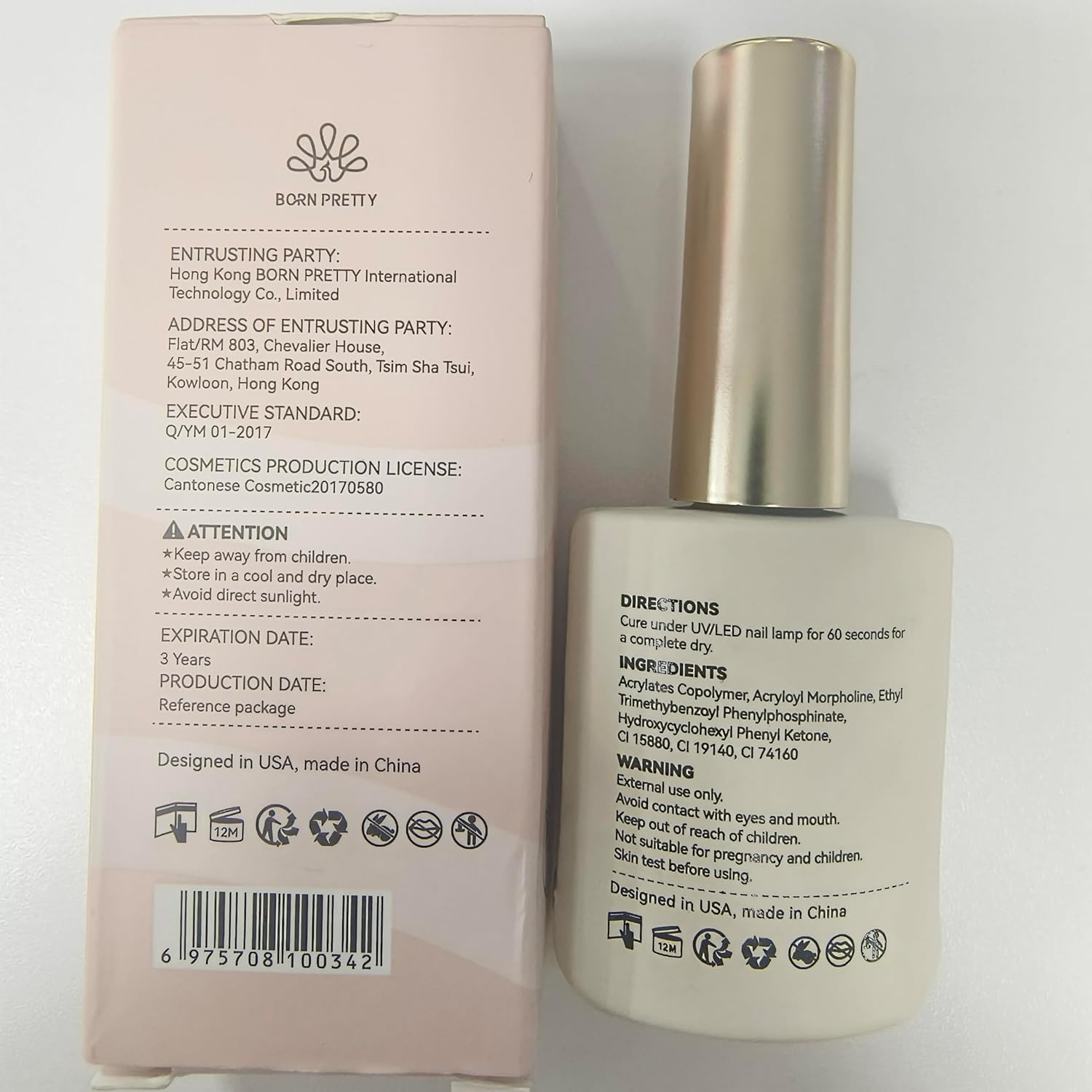 Born Pretty Milky White Sheer Gel Nail Polish 15ml Hema-Free Translucent Nail Art - Image 11
