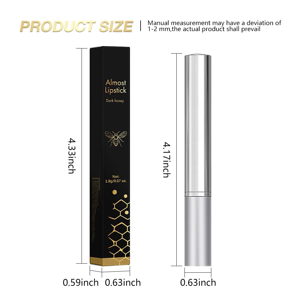 1PCS Honey Tinted Lip Balm Sheer Hydrating Lip Stain for All Skin Tones 0.15 oz - Image 6