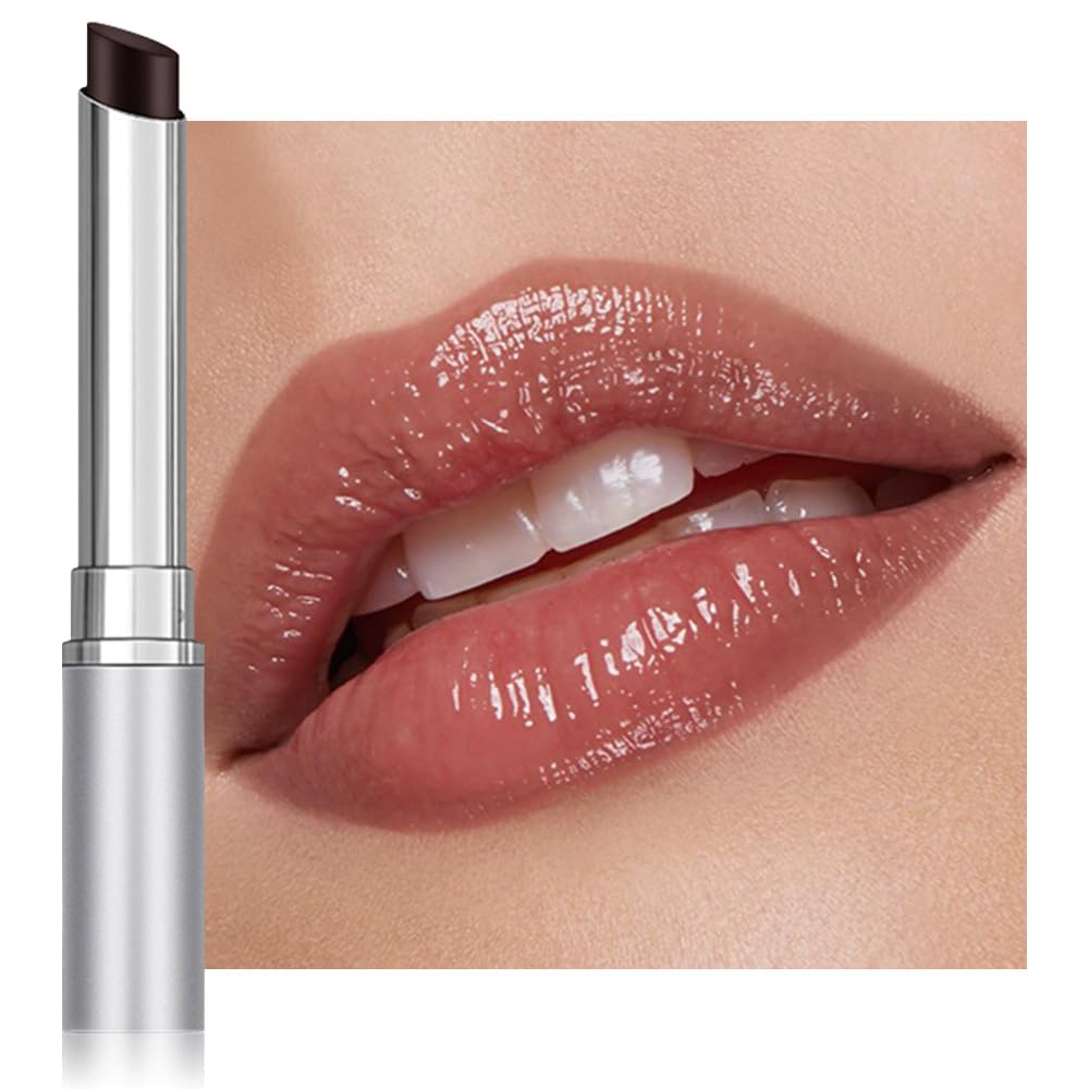 1PCS Honey Tinted Lip Balms Lip Stain, Sheer Hydrating Lip Balm for Women All Skin Tones, Korean Natural Black Cherry Lip Tint Moisturizing Nourishing Lips Balm Lipstick, Bálsamo labial con color miel