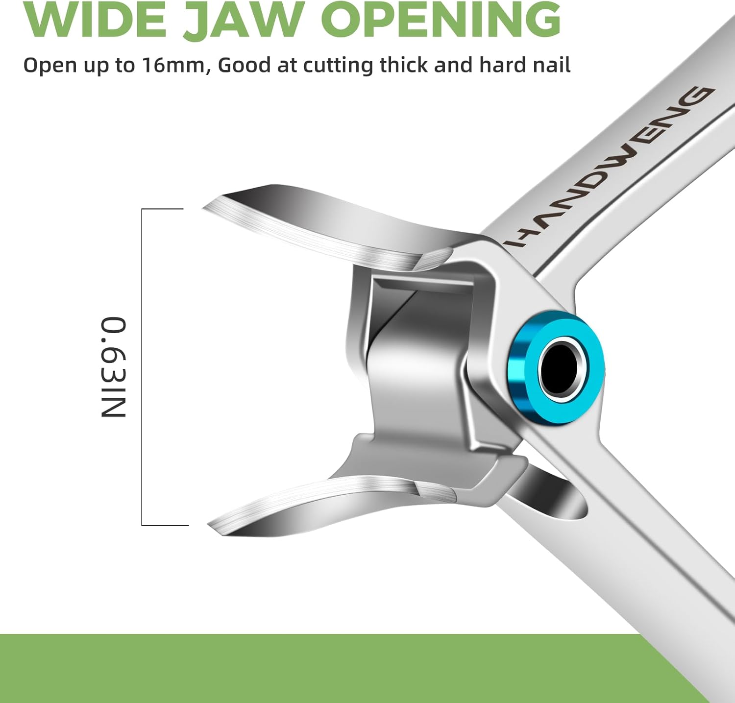 2025 Heavy Duty Slanted Nail Clippers for Thick Toenails and Fingernails Seniors - Image 4
