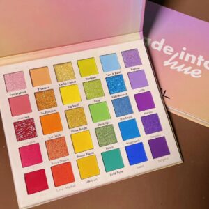 30 Color Rainbow Eyeshadow Palette - Highly Pigmented Mattes, Glitter & Shimmers - Blendable, Long Lasting & Waterproof - Professional Makeup Palette Gift Set