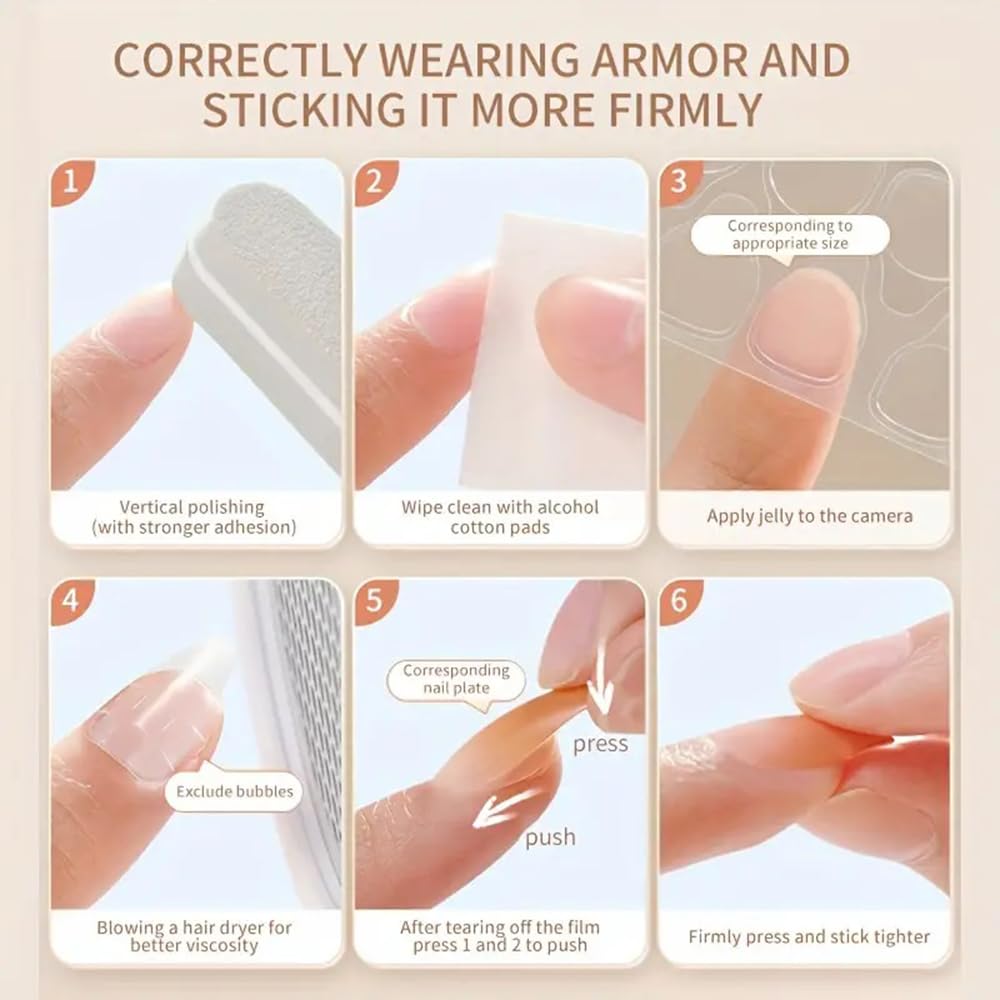 30Pcs Short Almond Black Wave Point Press On Nails with Bow Design - Image 7