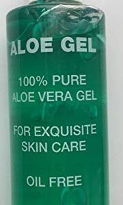 Aloe Vera Gel - 100% Pure and Organic Aloevera Extract, Thick and Absorbent for Men or Women Facial and Scalp Care - Great for Face, Skin or Hair | 4 Oz (1 Pack)