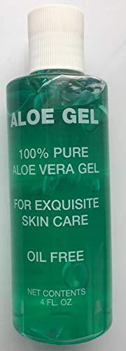 Aloe Vera Gel - 100% Pure and Organic Aloevera Extract, Thick and Absorbent for Men or Women Facial and Scalp Care - Great for Face, Skin or Hair | 4 Oz (1 Pack)