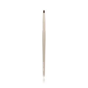 Natural Pony Hair Eye Shadow Brush, ENZO KEN Small Detail Eyeshadow Brush, Detailing Eye Shadow Brush, Mini Eye Smudge Brush, Corner Eyeshadow Brush, Eye Brushes, Eyeshadow Blending Brush. Gold, E204S