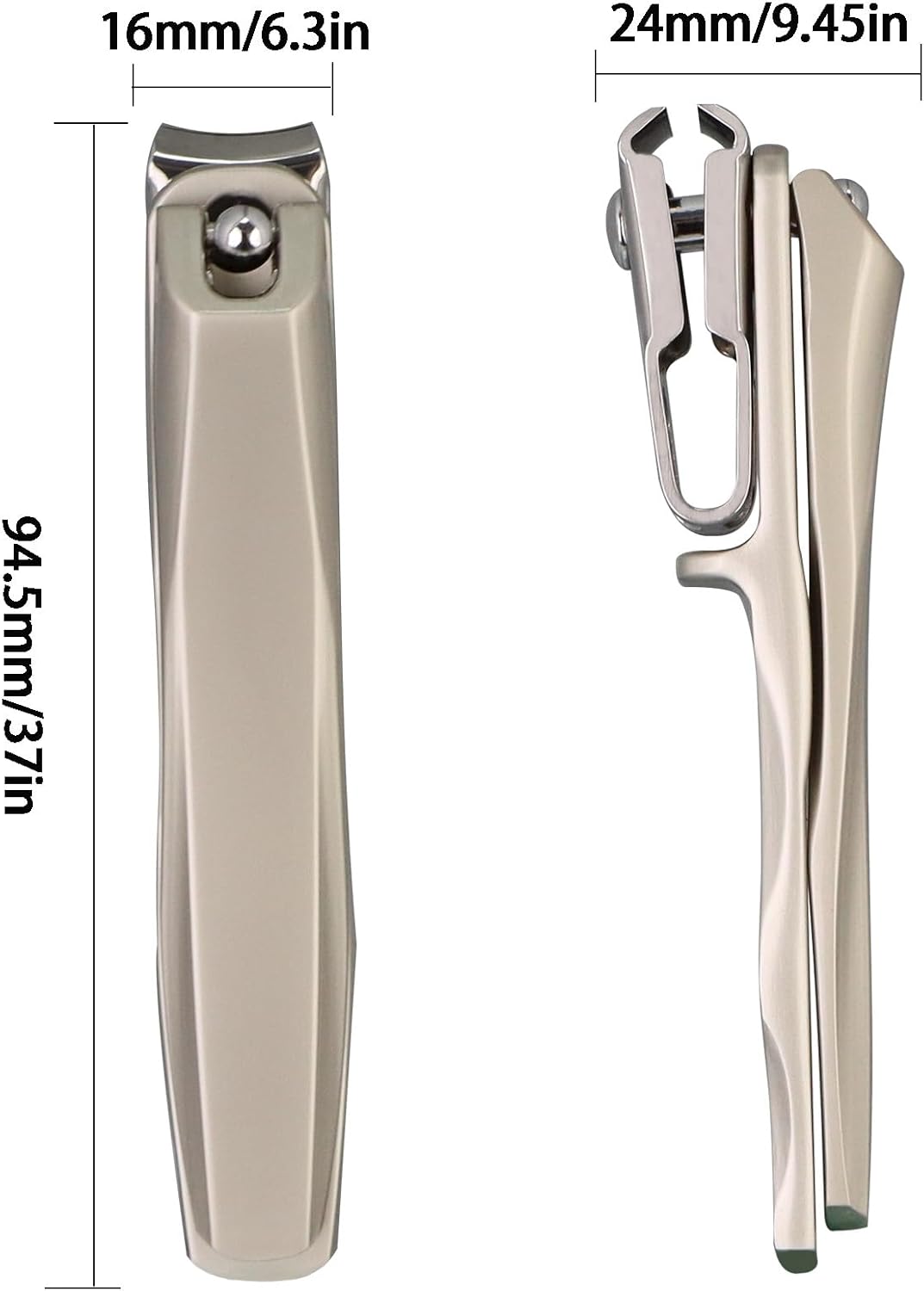 360° Rotating Toenail Clippers, Long Handle, Ergonomic Grip, Adult & Senior Use - Image 8