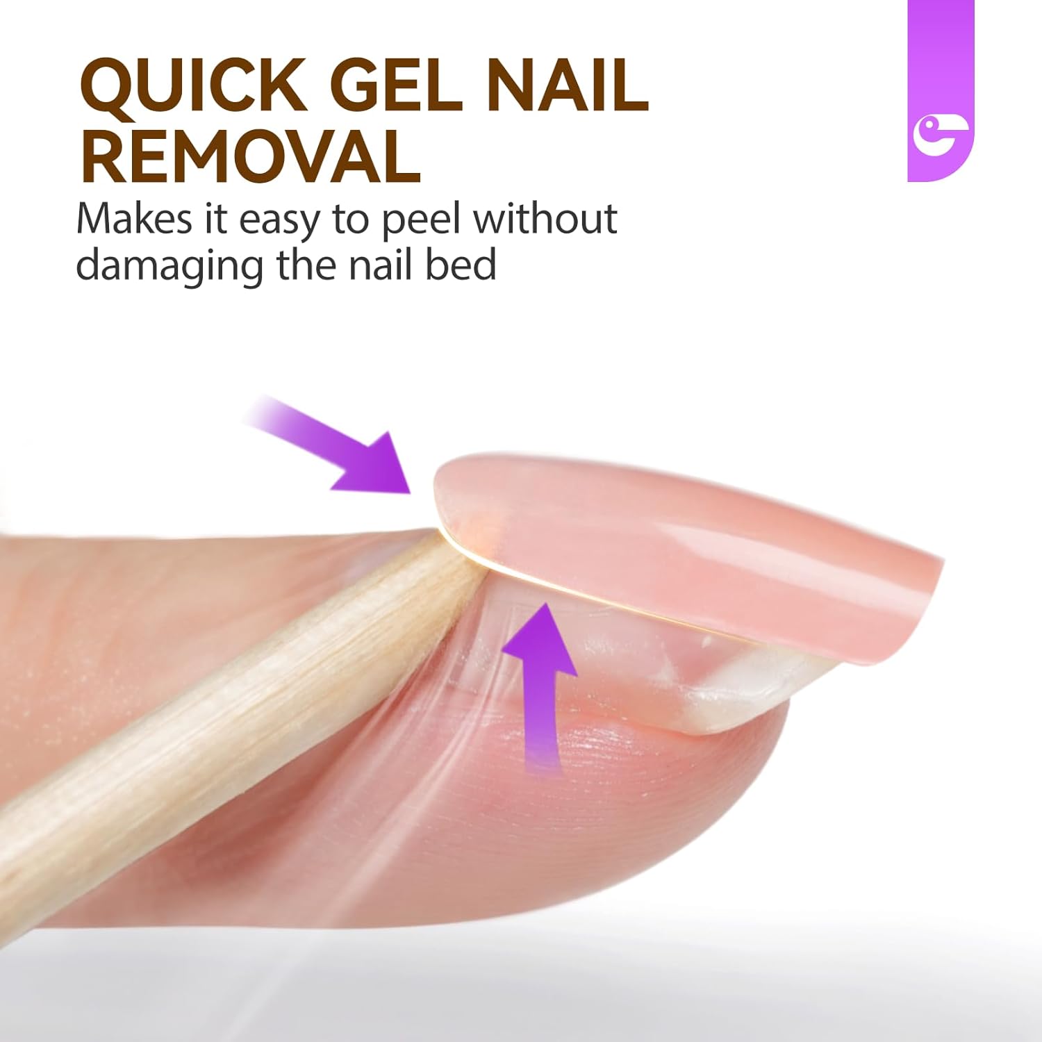 Gentle 4-in-1 Nail Remover Oil 15ml Acetone Free for Gelike EC Press on Nails - Image 4