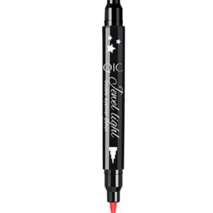 Go Ho Red Liquid Eyeliner Stamp, Star Stamp Makeup, Double-Side Waterproof Pen, Long-lasting Smudge-proof Tools, Eye Liner Makeup, 1 PC