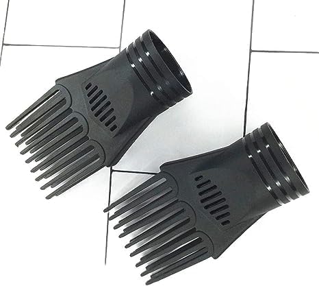 Black Universal Hair Dryer Comb Nozzle for Styling and Straightening Curly Hair - Image 5