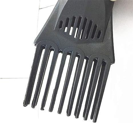 Black Universal Hair Dryer Comb Nozzle for Styling and Straightening Curly Hair - Image 2