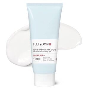 Illiyoon Ceramide Ato Soothing Gel - Vegan Facial Moisturizer for All Skin types, 5.9 Fl Oz (175ml)