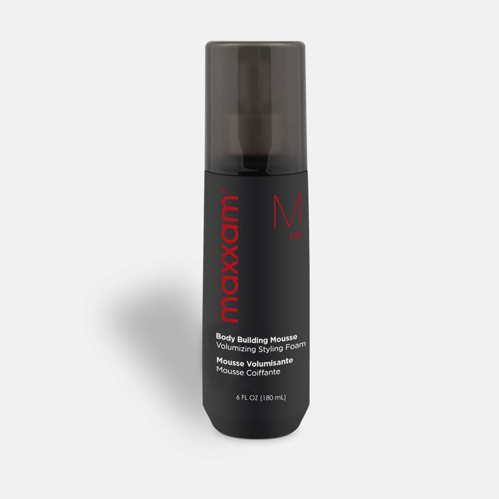 Maxxam Body Building Mousse | Volumizing Styling Foam | Hair Styling Mousse For All Hair Types | Frizz Control | 6 Fl Oz