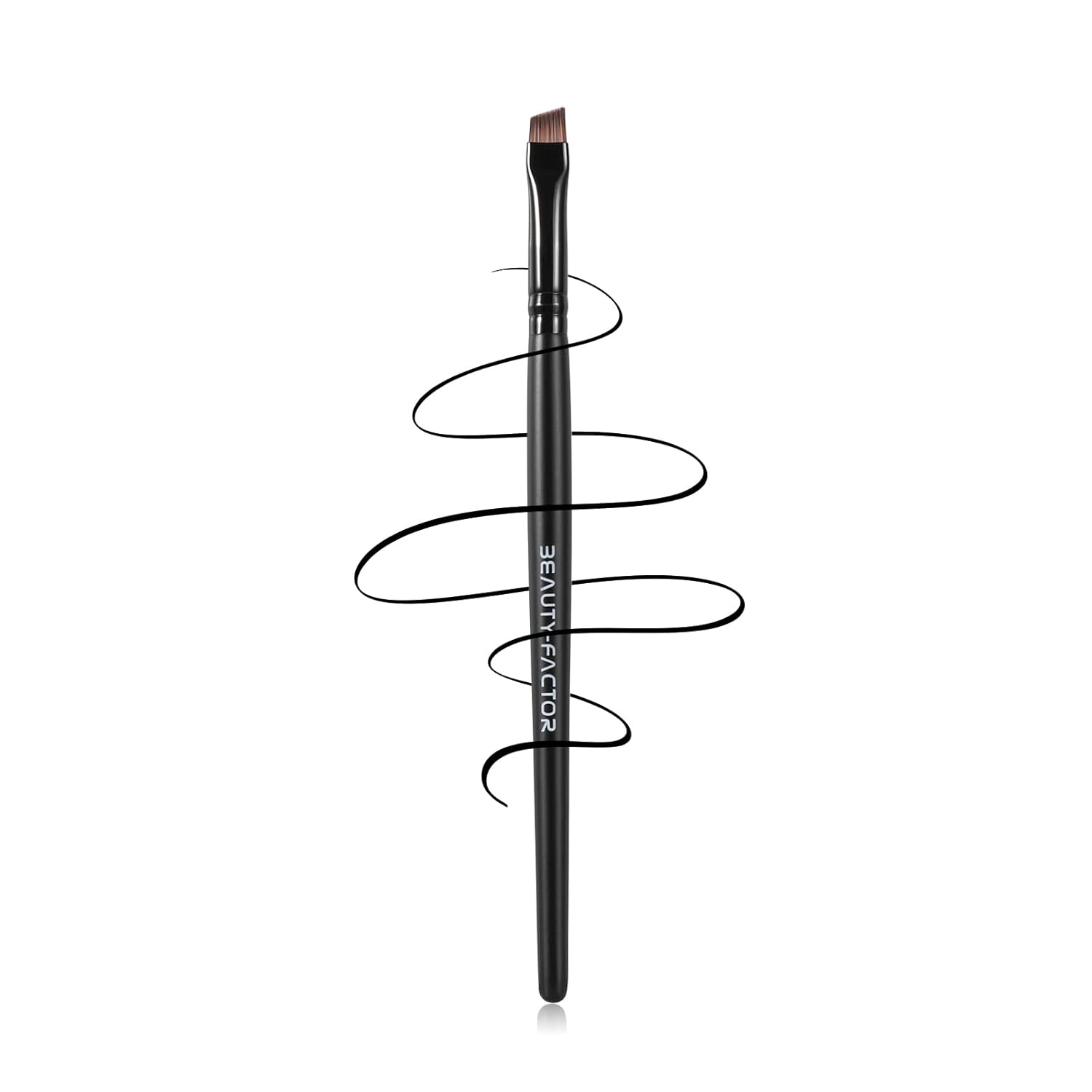 Precision Eyeliner Brush for Makeup Ultra-Fine Tip for Smooth Gel, Cream, and Liquid Eyeliner - Durable Synthetic Bristles Perfect for Creating Sharp Lines, Smoky Effects and Detailed Eye Looks