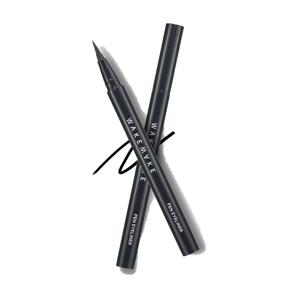 Any Proof Eyeliner, Korean Makeup Liquid Eyeliner, Waterproof, Smudge-proof, Ultra-Fine Tip, Long Lasting Waterproof Liquid Eyeliner 0.05 OZ (Pack of 2)