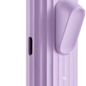 Heated Eyelash Curlers, Electric Lash Curler with Innovative Heating Silicone Pad for Lifted Lashes 24 Hours,Quick Rechargeable 600mAh Battery EC2001 (Violet)