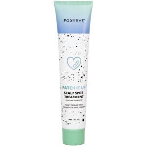 FoxyBae Scalp Spot Treatment for Dryness & Itch - with Tea Tree Oil - Removes Unwanted Build Up, Targets Problem Areas, Cools, Calms - Patch It Up - 3 Fl Oz