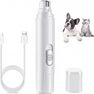 Dremel Dog Nail Grinder Small Medium Dogs Cats-Quiet Professional 2-Speed Nail File Buffer-Cat Claw Trimmer for Kitten-Puppy Toenail Polish Clipper-Electric Paw Filer Trimming Tool-Pet Grooming Kit