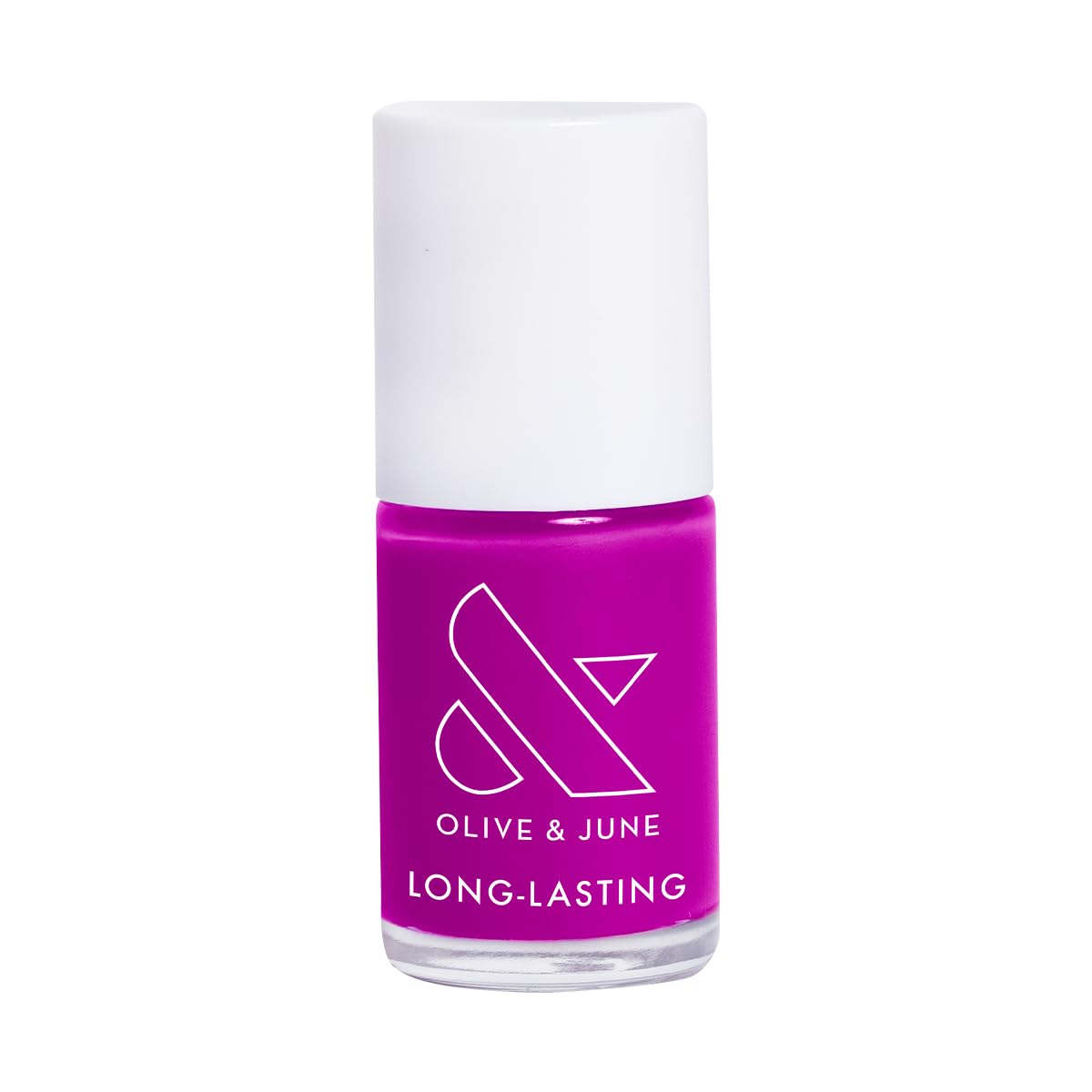 Olive & June Long-Lasting Nail Polish Plump, Gel-Like Finish No Lamp Needed Lasts up to 10 days Salon-Quality Color at Home 15-Free, Vegan & Cruelty-Free Chip-Resistant Shine Grape Soda