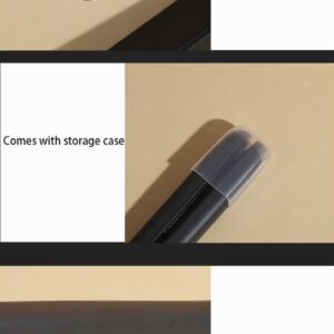 Mini Curling Iron, 2 in 1 Hair Straightener Tourmaline Ceramic Smart Constant Temperature Beauty Heating Curler Hair Styling Tool for Home or Salon (Black)