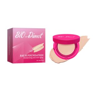 Peptide Bounce Balm Foundation, 2025 New Age-Defying Foundations Hydrating Peptide Bounce Foundation, Natural Finish Foundations for All Skin Types (Natural Color)