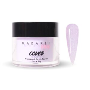 Acrylic Powder - 56g/2oz Nail Cover for Extension, Perfect for Professional Private Nail Technicians - Color: Barely There (Lavender Luxe)