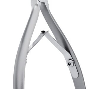 Straight Slanted Ingrown Toenail Clippers for Thick Toenails, Sharp Pointed Tip Toe Nail Cutter, Stainless Steel Heavy Duty Podiatrist Tools for Seniors Men (Silver)