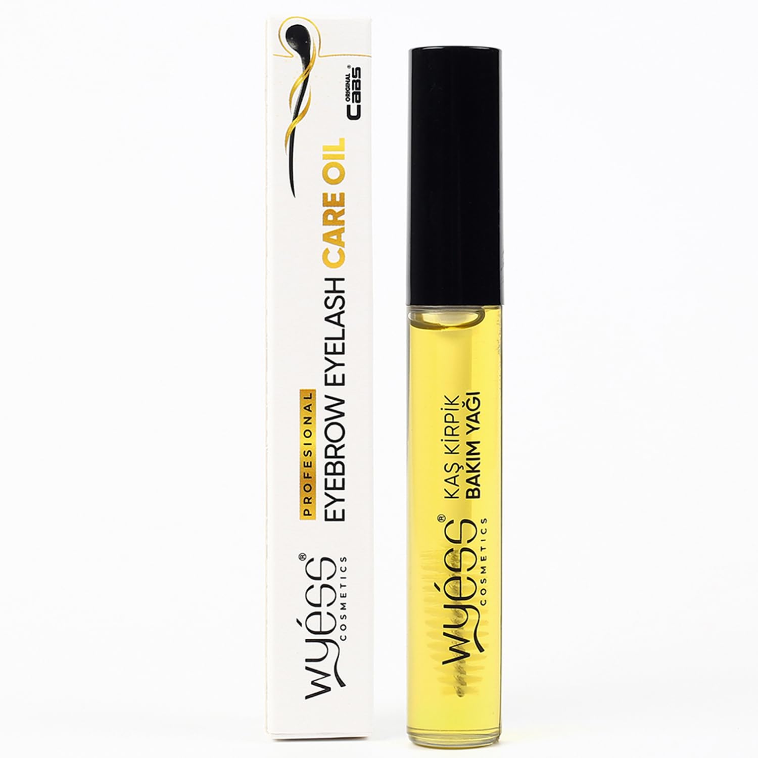 WYESS Lash Serum - Eyebrow & Eyelash Growth Oil, Lash Serum for Eyelash Growth, Eyelash Growth Serum Supporting the Appearance of Longer, Fuller and Thicker (0.47 Fl Oz), Clear