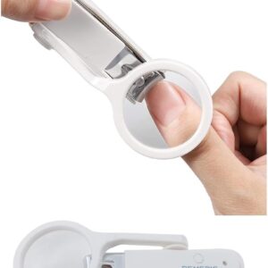 Extra Large Nail Clippers with Magnifier for Fingernails & Toenails – Arthritis-Friendly Grip - Perfect for Elderly & Low Vision Users – professional quality - sharp blades for precise cutting