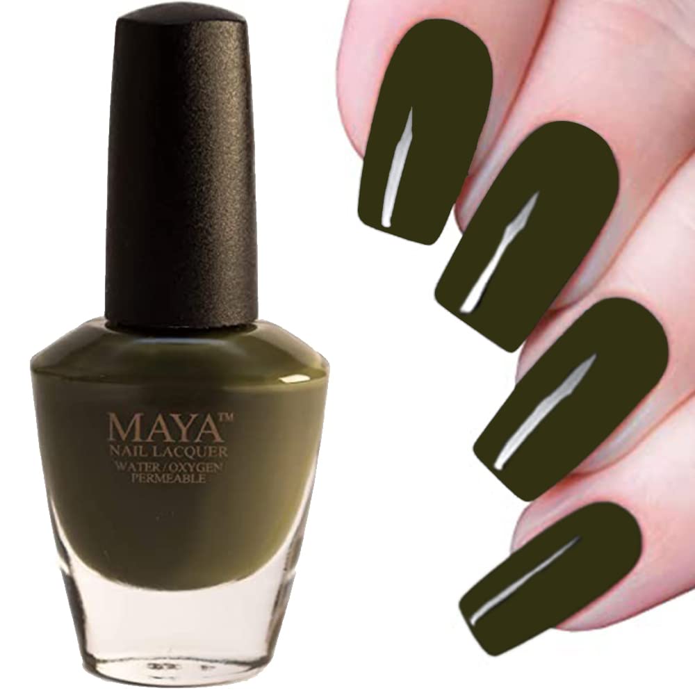 MAYA Quick Dry Halal Vegan Cruelty-Free Non-Toxic Breathable Nail Polish 15ml - Image 2