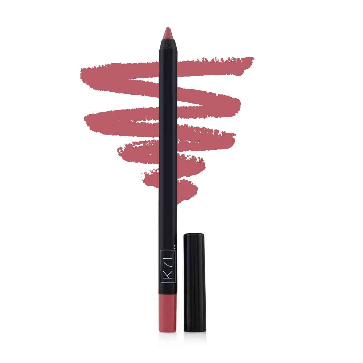 K7L Vegan Dark Pink Lip Crayon 0.1 oz Long Lasting Waterproof - Image 2