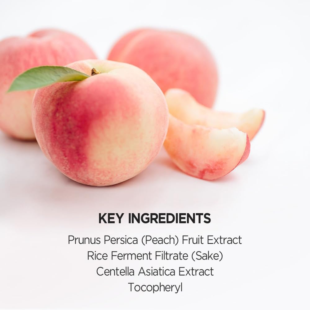 SKINFOOD Peach Sake Pore Serum 45ml for Oily Skin Minimizing Pores and Controlling Sebum - Image 6