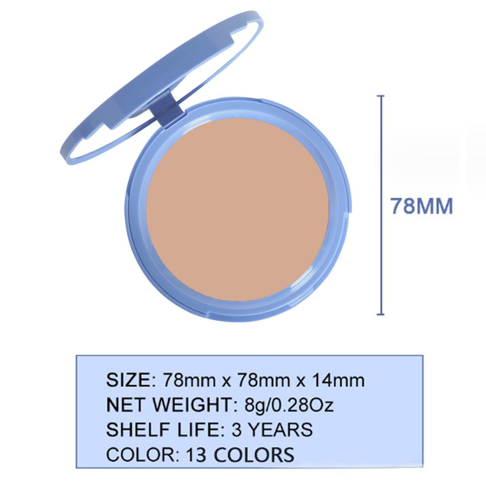 EVPCT Oil Control Translucent Pressed Face Powder Compact for Women, 140 Golden Beige, Lightweight, Waterproof - Image 6